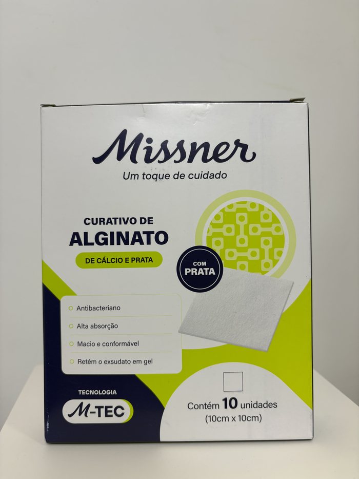 Curativo Alginato com Prata Missner